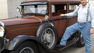 Sauliaus Karoso automobilių restauravimo dirbtuvėse