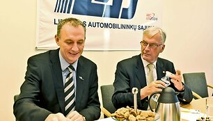 Lietuvoje lankėsi FIA pirmojo regiono vadovai J. Bangsgardas ir W. Krausas