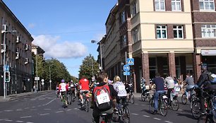 Dviratininkų bendrijos atstovas D.Mileška teigia, jog palikus esamą sistemą, dviratininkai važinės taip, kaip patogu jiems. Juos tenkintų tik sprendimas atskirti eismo juostas Herkaus Manto gatve. 