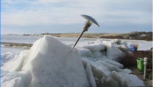 Ledų sangrūdos Nidoje.