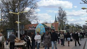 Akimirka i&scaron; renginio &bdquo;Žemaičių amatų dienos&rdquo;. 