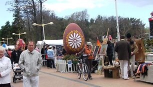 Akimirka i&scaron; renginio &bdquo;Žemaičių amatų dienos&rdquo;. 