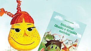 Knygelės &bdquo;Stebuklingi Obuolio ir Kriau&scaron;ės nuotykiai&ldquo; vir&scaron;elis