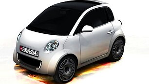 &bdquo;Rinspeed UC?&ldquo; koncepcija &ndash; toliau traukiniu