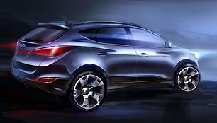 &bdquo;Hyundai ix35&ldquo; &ndash; pirmieji eskizai