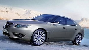 „Saab 9-5“ išvaizda atskleista?