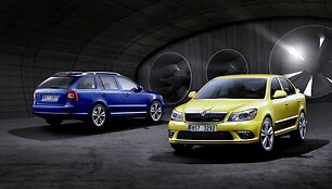 Atnaujintas &bdquo;&Scaron;koda Octavia vRS&ldquo; &ndash; galingas ir ekonomi&scaron;kas žaisliukas taupiems