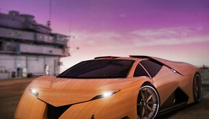 Ruo&scaron;iamas medinis superautomobilis &bdquo;Splinter&ldquo;