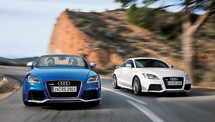 „Audi TT-RS“ – ir kabrioleto kėbulu