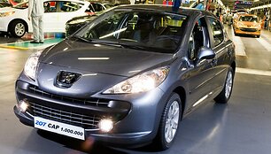 Pagamintas milijoninis &bdquo;Peugeot 207&ldquo;