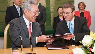 Masaharu Hanyu ir Žygimantas Vaičiūnas