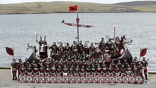 Vikingų festivalio akimirka