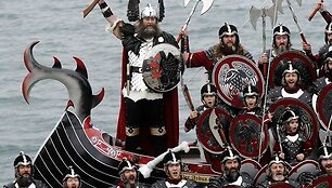 Vikingų festivalio akimirka