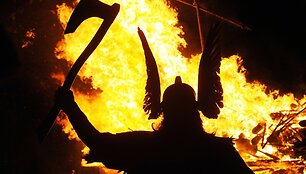 Vikingų festivalio akimirka
