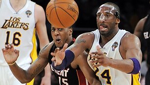 Mario Chalmersas ir Kobe Bryantas