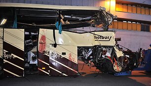 Sudužęs autobusas