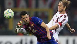 Sergio Busquetsas ir Massimo Ambrosini
