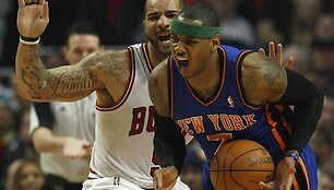 Carlosas Boozeris ir Carmelo Anthony