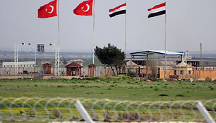 Turkijos ir Sirijos vėliavos
