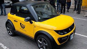 Lietuvos pa&scaron;to &bdquo;Tazzari Zero&ldquo; elektromobilis
