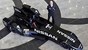 &Scaron;kotų lenktynininkas Marino Franchitti prie &bdquo;Nissan DeltaWing&ldquo;