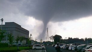 Tornado Tsukubos mieste