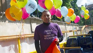 Akcija prie&scaron; homofobiją
