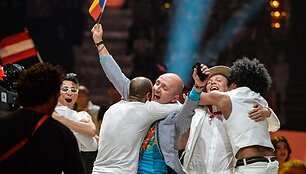 Pirmojo &bdquo;Eurovizijos&ldquo; pusfinalio dalyvių emocijos patekus į finalą