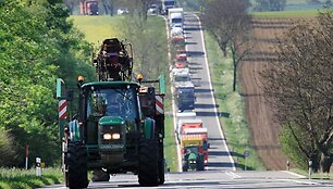 Čekijos ūkininkų protesto akcija