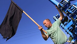 Čekijos ūkininkų protesto akcija