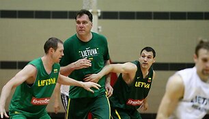 Darius Songaila, Arvydas Sabonis ir Paulius Jankūnas