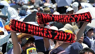 Protestas prie&scaron; branduolinę energetiką
