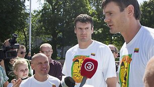 Mar&scaron;kinėlių pristatymo akimirka
