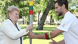 Prezidentė Dalia Grybauskaitė ir Rimas Valeikis