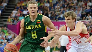 Renaldas Seibutis ir Andrejus Kirilenka