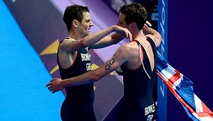 Broliai Jonathanas Brownlee ir Alistairas Brownlee