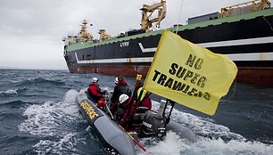 &bdquo;Greenpeace&ldquo; aktyvistų protestas 