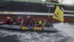 &bdquo;Greenpeace&ldquo; aktyvistų protestas 