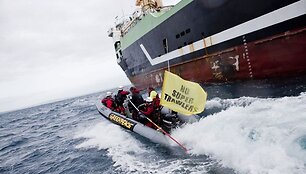 &bdquo;Greenpeace&ldquo; aktyvistų protestas 