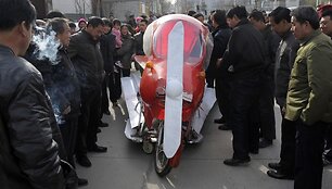 Kiniečio sukurtas motociklas-lėktuvas
