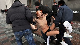 „Femen“ aktyvisčių protestas