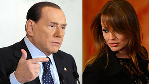 Silvio Berlusconi ir jo sužadėtinė Francesca Pascale