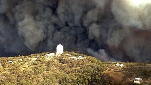 Mi&scaron;kų gaisras &scaron;alia Siding Spring observatorijos