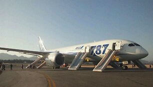 &bdquo;Dreamliner&ldquo; lėktuvas Takamacu oro uoste