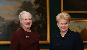 Dalia Grybauskaitė ir Danijos karalienė Margrethe II