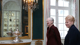 Dalia Grybauskaitė ir Danijos karalienė Margrethe II