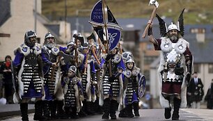 Vikingų festivalio akimirka
