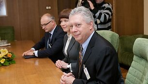 Gilbertas Ankenbaueris susitikime su Algirdu Butkevičiumi