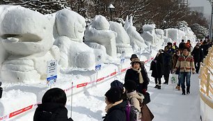 Sniego festivalis Japonijoje