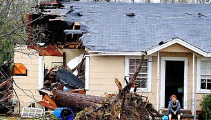 Tornado padariniai Misisipėje